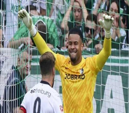 神勇，弗赖堡门将阿图博卢成德甲历史首位连续五次扑点成功门将