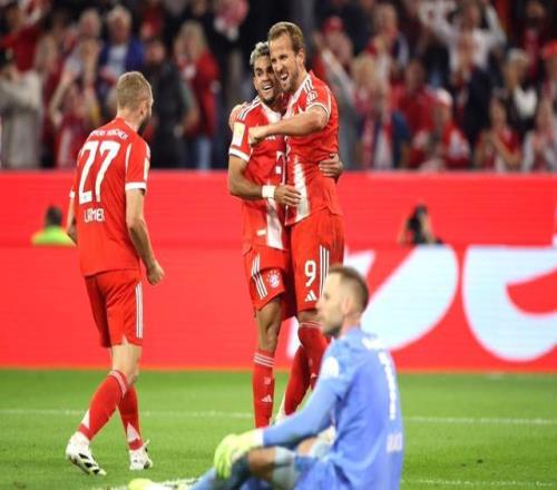 天涯60！拜仁揭幕战开门红！凯恩德甲第8次戴帽，成5大联赛首人