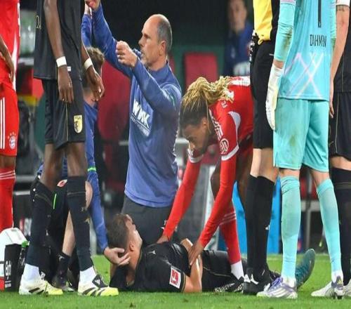 拜仁祝福对手菲尔豪尔：希望早日康复球员比赛中遭遇脑震荡