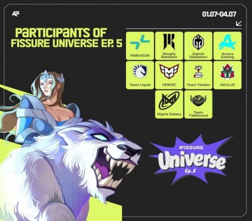 裂变宇宙S5公布直邀名单Tidebound受邀参赛