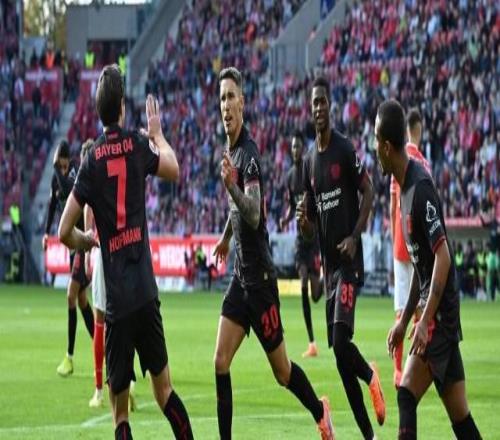 德甲：美因茨3比4勒沃库森