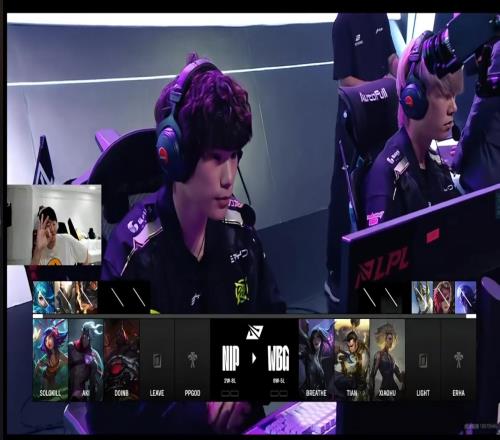 Ning：很多人都不知道你现场看比赛不是实时的有3秒延迟的