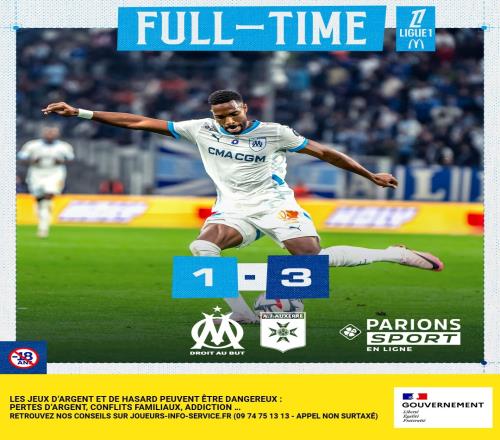 格林伍德点射破门，马赛主场13不敌升班马欧塞尔