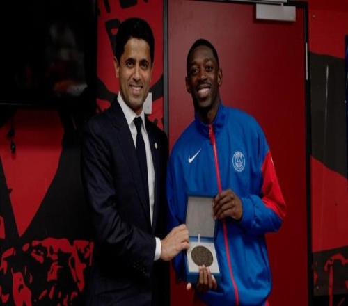 里程碑，登贝莱完成巴黎生涯第100场正式比赛