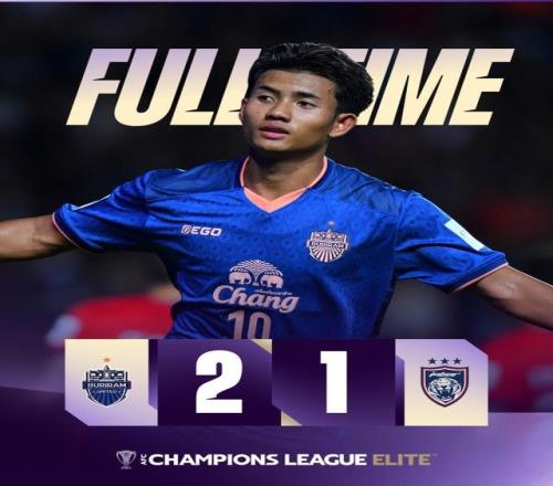 积分落后泰超更多了本轮中超球队全败，泰超武里南全取3分