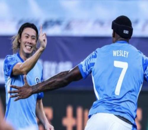 【中超】韦斯利双响新鹏城2比0胜梅州赢下6分之战