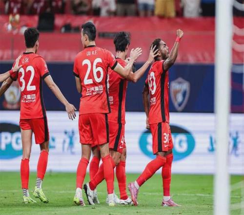 中超第22轮，上海海港11战平天津津门虎