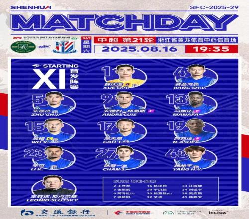 中超第21轮，上海申花00浙江俱乐部