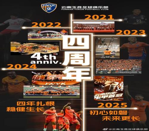 云南玉昆这四年，珍贵的一百场