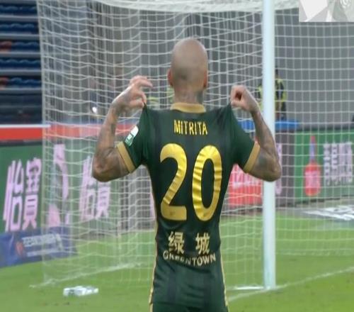 中超第一战力米特里策登陆中超后5场贡献6球2助攻