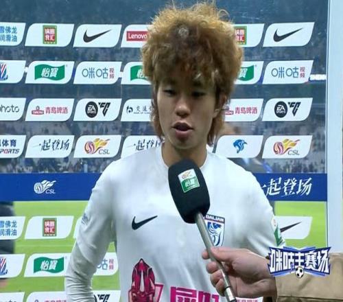 吕焯毅：我们踢得很团结有韧劲，大家都满意这场比赛