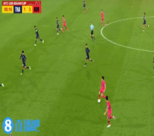 打花了！朴升秀外道超车单刀破门，韩国U2041领先泰国U20