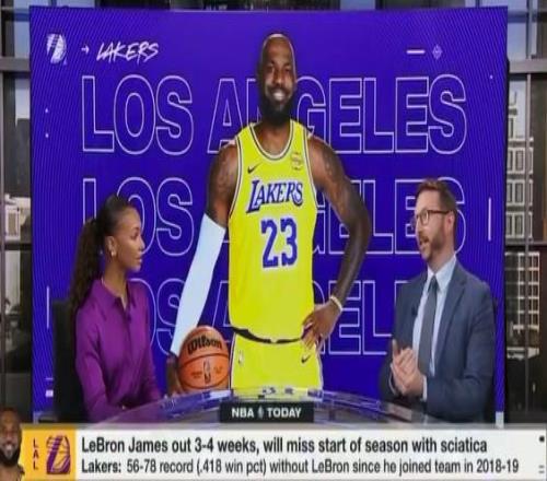 记者：詹姆斯将在伤病期间观察湖人表现，若表现不佳他会寻求离队