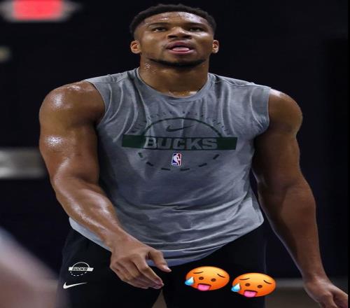 训练强度够大！字母哥更新社媒晒出自己挥汗如雨的照片