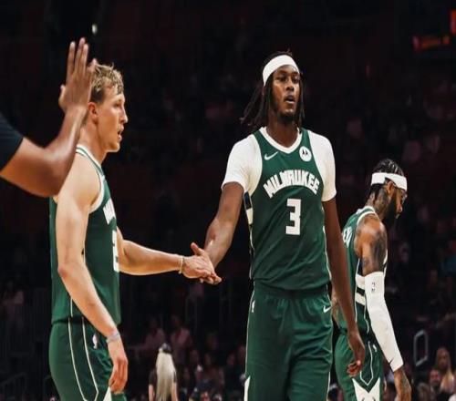 NBA季前赛雄鹿10393轻取热火，字母哥缺阵