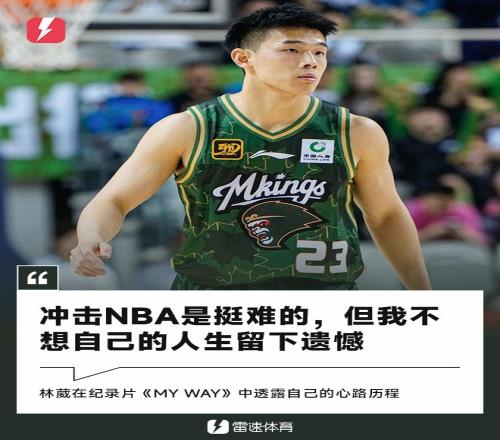 林葳：冲击NBA是挺难的，但我不想自己的人生留下遗憾
