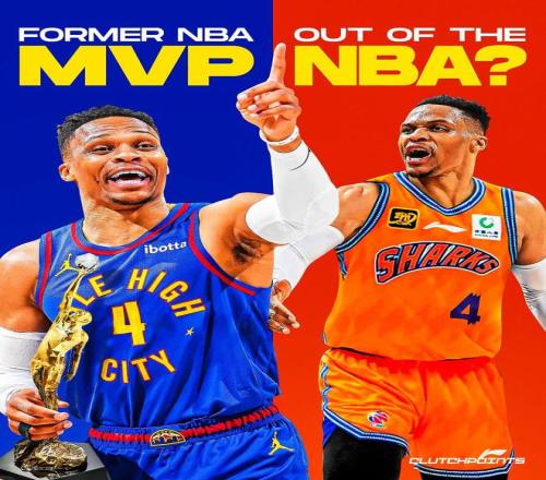 美媒感叹威少至今仍未找到下家，并P出他身穿上海队球衣照片