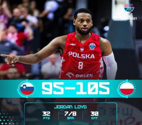 三分8中7轰32分：波兰归化对轰东皇不逊色成历史第4人被赞如乔丹