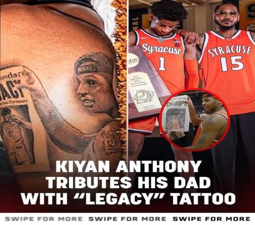 追随父亲的脚步！基扬安东尼新增文身以“传承”致敬父亲甜瓜！