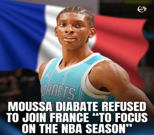 法国男篮内线人员紧张，重新招募此前被裁的迪亚巴特，被后者拒绝