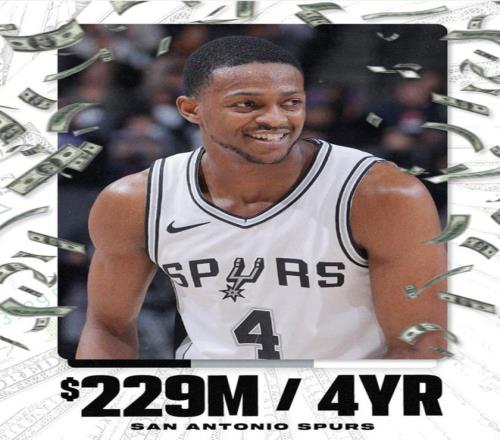 福克斯四年2.29亿细节：起薪5100万无球选无队选总收入已超保罗