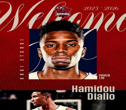 官宣：前NBA球员哈米杜迪亚洛正式加盟西甲巴斯克尼亚