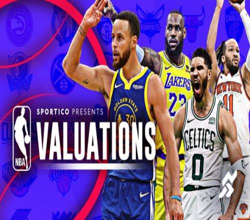 NBA球队最新估值：勇士113.3亿连续5年领跑火箭第10开拓者第24