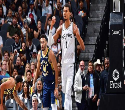 文班17分12板4帽卡斯尔16+9马刺胜步行者