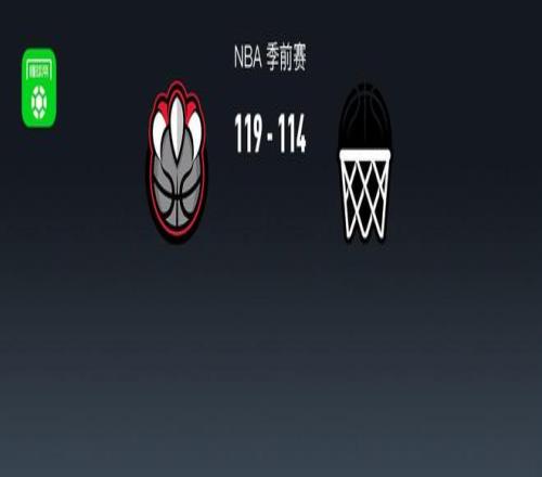 NBA战报：猛龙119114篮网，小波特空砍34分