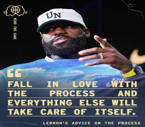 詹姆斯：无论你想从事什么我都建议爱上过程结果将顺其自然