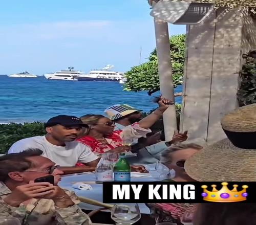 度假模式！詹姆斯夫妇法国海边聚餐老詹随音乐翩翩起舞