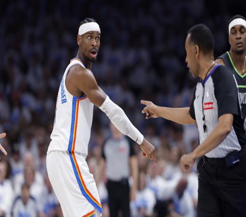 SGA强不强裁判说了算4分半7罚决定G1尺度第1防守逼狼队3分赌命