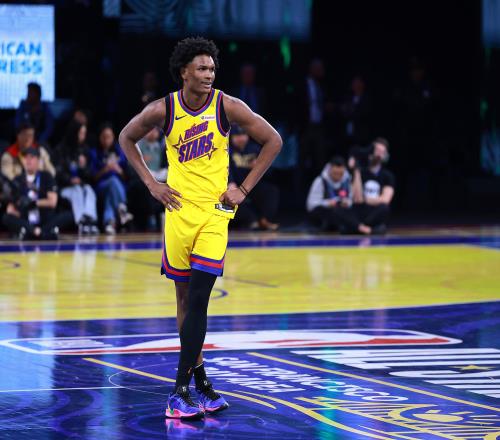 阿门-汤普森:爆炸头是我的标志 少了它我好像就矮了一寸