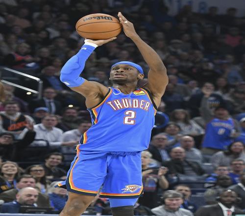 场上加练三分领先较多亚历山大第三节投了5个三分全部打铁