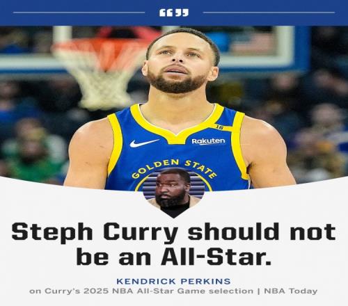 帕金斯：库里本赛季不应该入选全明星他不该进！