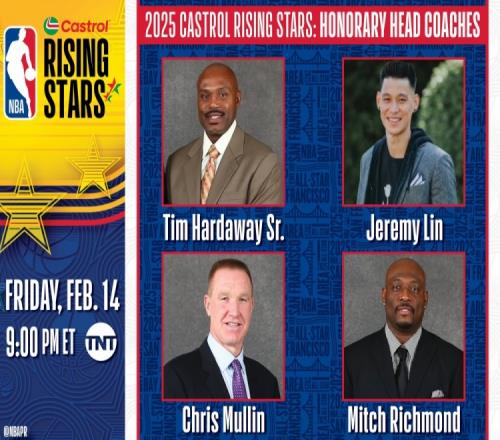 全明星新秀赛荣誉教练：蒂姆哈达威、林书豪、穆林、里奇蒙德