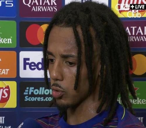 孔德：今天大巴黎确实更胜一筹，控球上他们的体能占据了优势