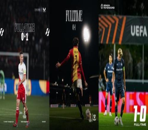 全军覆没第6联赛荷甲5支队打欧冠欧联全败，仅剩欧协独苗未赛