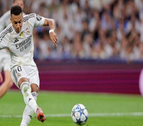 皇马欧冠的前三粒进球全部通过点球打进，为历史第二支俱乐部