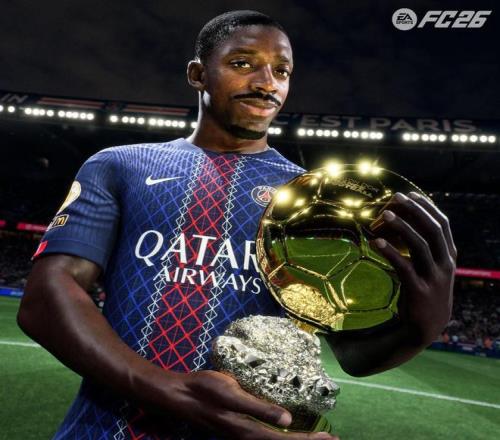 EA官方祝贺登贝莱加冕金球：巴黎的金色夜晚，恭喜！