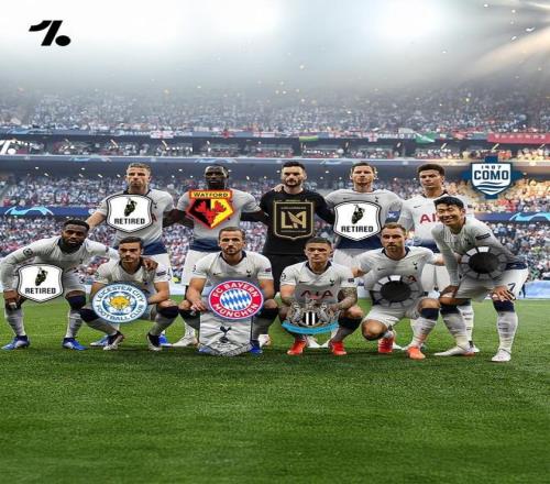 翻篇2019年欧冠决赛热刺首发阵容，均已退役或离队