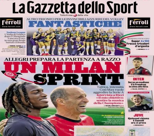 阿莱格里：有机会体验珀斯文化非常荣幸，AC米兰目标重回欧冠