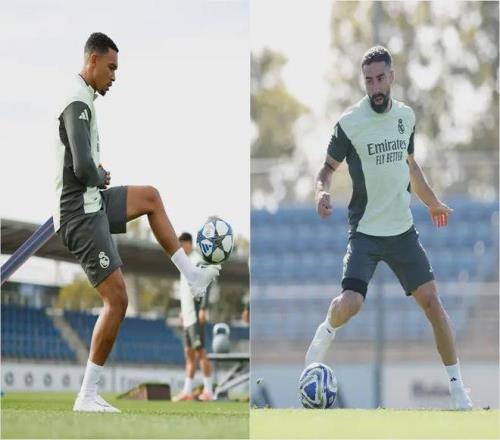 皇马欧冠前最后一练：阿诺德回归，阿拉巴、赫伊森继续缺阵