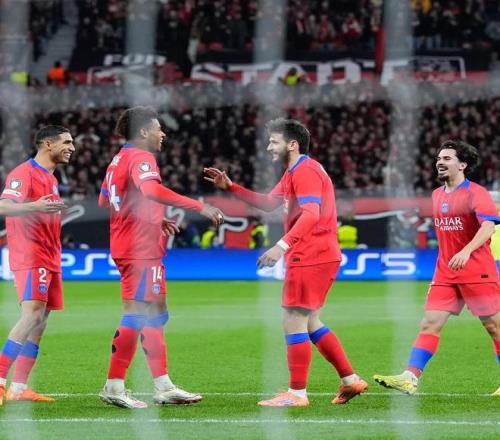 13场45球，巴黎是欧冠历史首支自然年打进40球以上的球队