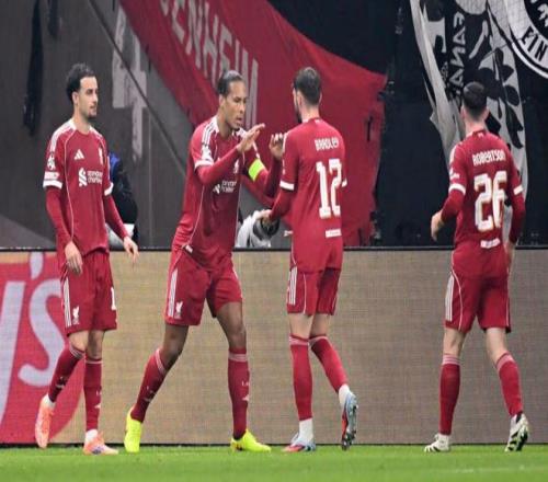 欧冠5人破门！利物浦51逆转法兰克福结束4连败维尔茨助攻双响