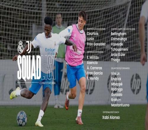 皇马欧冠大名单：姆巴佩领衔，费兰门迪伤愈回归