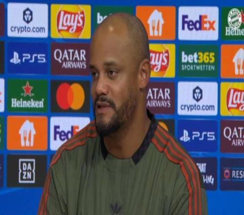 孔帕尼：不认为欧冠排名决定冠军归属，不指望小将做关键先生