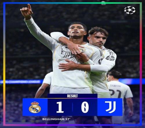 欧冠精彩一夜：皇马小胜尤文，利物浦结束连败，拜仁4球大胜