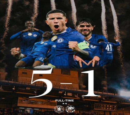 翻拍经典超越经典！00后包办5球，切尔西年轻无极限