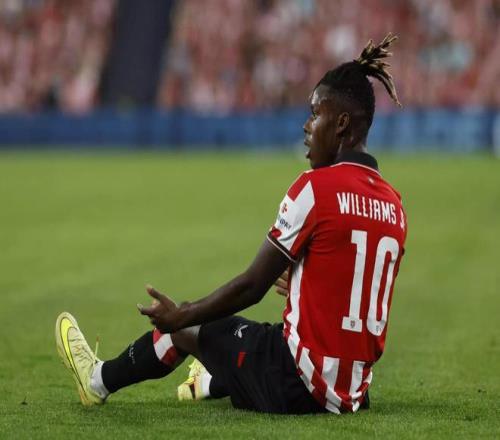 每体：欧冠表现不佳，尼科威廉斯亟需通过连续比赛找回状态